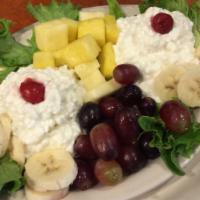 Cottage Cheese Platter · With seasonal fruit.