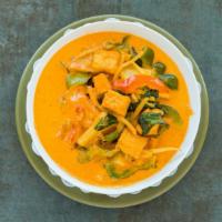 Thai Red Curry · Gluten free. Medium spice.This fragrant and truly delicious curry is a savory blend of cocon...