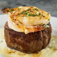 Filet, 6 Oz* & Shrimp · tender corn-fed midwestern beef topped with large shrimp. 310 cal.
**Disclaimer: Served raw,...