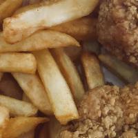 Kids Chicken Tenders With Fries · 3 pieces.