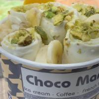 Pistachio Rolled Ice Cream · 