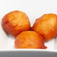 Puff Puff -3 Pieces · Nigerian puff puff is simply dough deeply fried in oils and it's springy in nature.