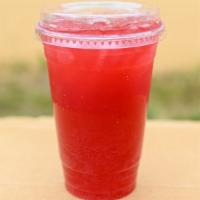 Zobo Drink · Home made hibiscus iced tea made with blends of pineapples, ginger, cloves and cinnamon. Als...