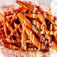 Sweet Potato Fries · Please let us know if you want your sweet potato fries plain or with the caramel marshmallow...