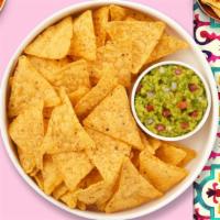 Shout For Guac (With Chips) · A heaping scoop of fresh guacamole and warm tortilla chips.