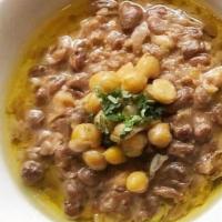 Fava Beans (Foll) · Served with bread & veggies