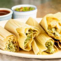 Tamales (3 Pcs.) · chicken or pork