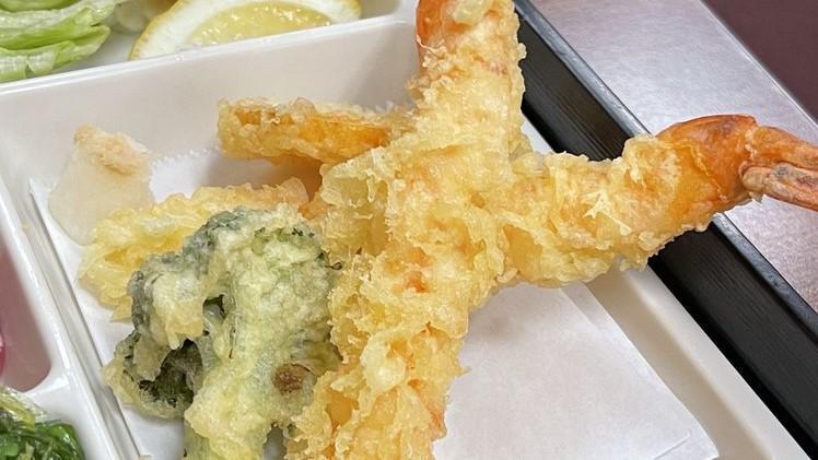 Shrimp Tempura Appetizer · 2pc shrimp and 3pc veg tempura