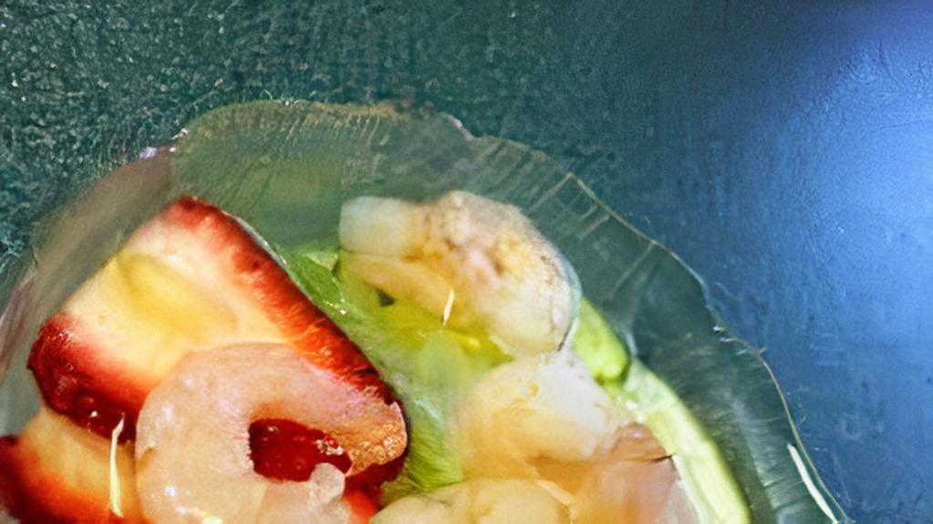 Sunomono Salad · cucumber, seaweed and imitation crab marinated in a sweet vinaigrette dressing.