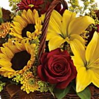 Golden Days Basket · Here's a golden opportunity to make someone's day. Just send this delightful basket of fresh...