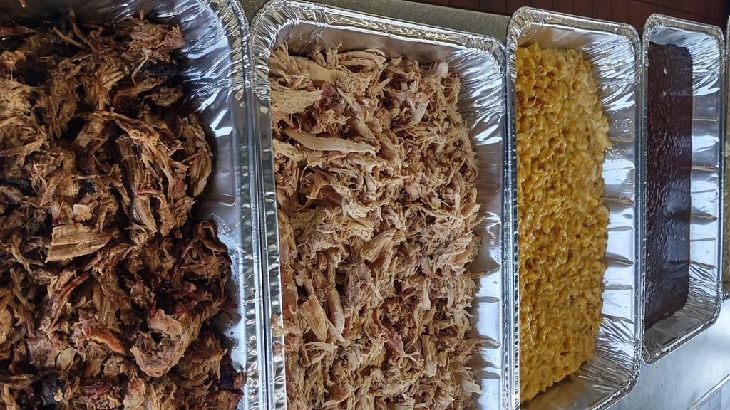 Mix And Match · Pulled pork or smoked turkey and 1 additional side: