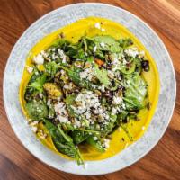 Ancient Grain Bowl · quinoa & forbidden rice, baby spinach, sweet potato, broccoli, tahini, feta, pepitas, aprico...