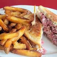 Reuben Sandwich · On marble rye.

*These items are cooked to order. Consuming raw or undercooked meats, poultr...