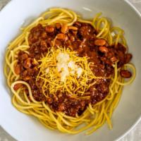 3 Way Chili · Add cheese for an additional charge.