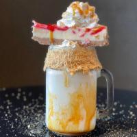 Caramel Cheesecake Craze · A caramel to-go cup coated with graham cracker dust, 
filled with rich vanilla ice cream. To...