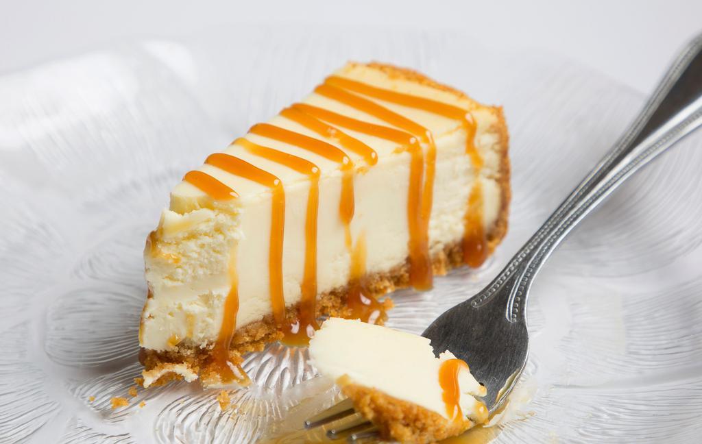 Cheesecake Bites · 2 New York vanilla, 2 turtle truffle, 2 raspberry swirl.
