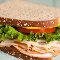Turkey Breast · On wheat, with mayo or mustard, lettuce, tomato