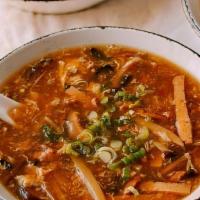 Hot & Sour Soup · Hot and spicy.