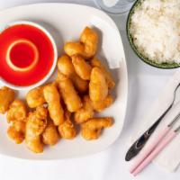 Sweet & Sour Chicken · Cooked with or incorporating both sugar and a sour substance.