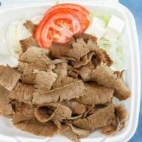 Gyro Platter · With fries, two pitas, and two sauces.
***If upgrading to Gluten Free Pitas make sure you ch...