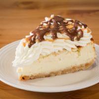 Chocolate Turtle Cheesecake  · Homemade cheesecake topped with caramel and chocolate