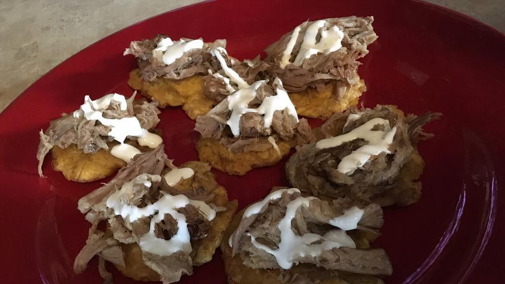 Tostones · add cheese for extra charge