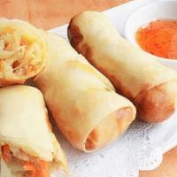 Veggie Egg Rolls · Our homemade vegetable egg rolls, served with tangy. sweet & sour sauce.