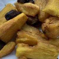 Yuca Frita Con Chicharrón / Fried Cassava With Pork Skin · 