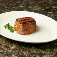Filet Mignon · Tender, center-cut. Served with choice of traditional side.
