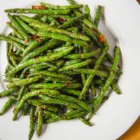 Szechuan Green Bean · Hot & spicy.