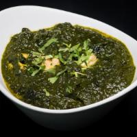 Palak Paneer · Royal blend of fresh spinach, cubed Indian cheese and a hint of cream spiced for mouth-water...