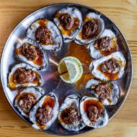 Steamed Oyster · These menu items may be served raw or undercooked. Consuming raw or undercooked meats, poult...