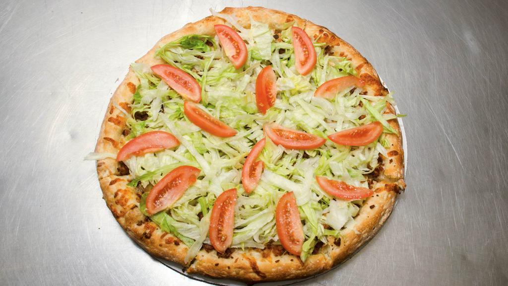 Large Blt Pizza · Bacon, Lettuce, Tomatoes, Mayo, Cheese