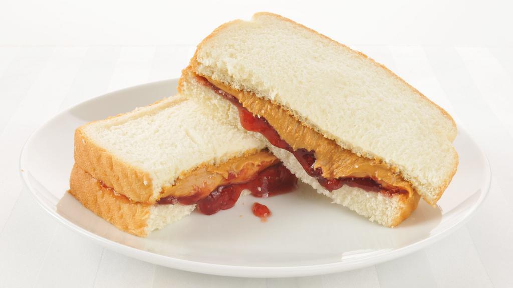 Peanut Butter & Jelly Sandwich · (Available All Day) Build your own sandwich with your choice of bread & spreads.