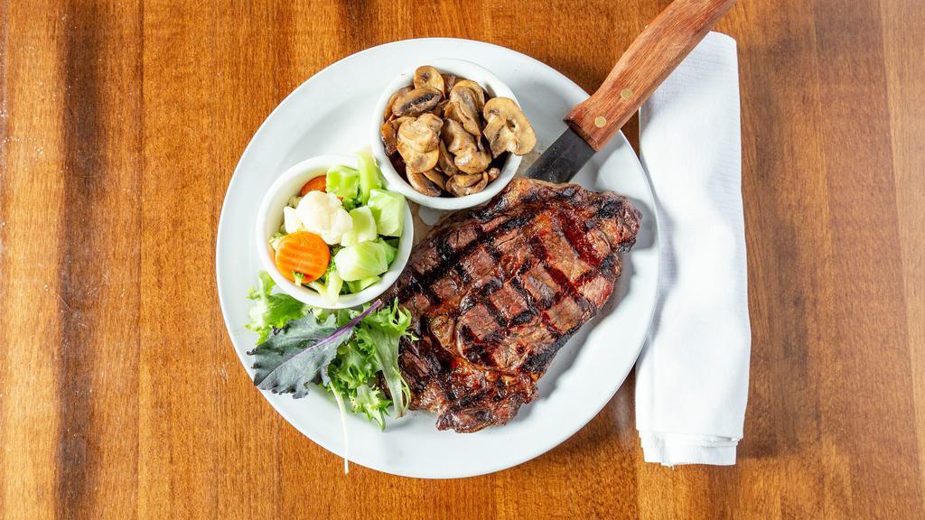 Ribeye · Flame-broiled perfection from the eye of the rib.