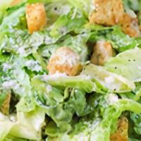 Caesar Salad · Romaine, Parmesan, croutons, creamy Caesar dressing.