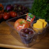 Fruit & Cheese · Regular. Grapes, apple, cheese, and crackers.