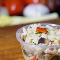 Vegetable & Orzo Pasta · Vegan. Orzo pasta cooked and mixed together with roasted vegetables.