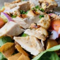 Fattoush Shawarma · Your choice of chicken or beef.