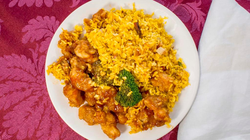 General Tso'S Chicken 左宗鸡 · Hot and spicy.