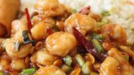 Kung Po Shrimp公保虾 · Hot and spicy.