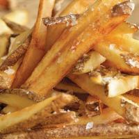 Hand-Cut Fries · Hand-cut Idaho Potatoes with house-made seasoning