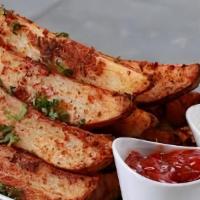 Potato Wedges · Crispy potato wedges.