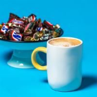 Candy Bar Latte · Our Candy Bar Latte is 2oz of our House Espresso with your choice of milk combined with flav...