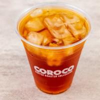 Iced Chai Latte · Perfectly spiced chai steamed with your choice of milk over ice.