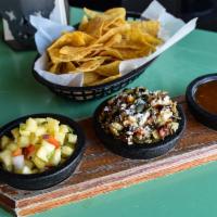 Tres Amigos + Chips · Choose 3 of your Favorites.