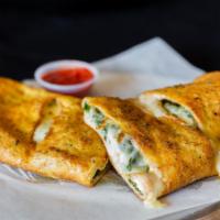 Stromboli · Vegetarian. Our award-winning dough is wrapped around mozzarella cheese, toasted in our oven...