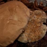 Traditional Jack Dempsey · Half pound patty with mayonnaise, mustard, and choice of cheese. Served with shredded iceber...