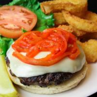 Oscar De La Hoya · Half pound patty with roasted red peppers, provolone cheese, and roasted garlic aioli. Serve...