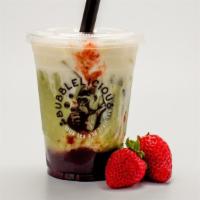 Strawberry Matcha Tea Latte · 